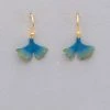 Holly Yashi Petite Ginkgo Earrings