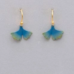 Holly Yashi Petite Ginkgo Earrings