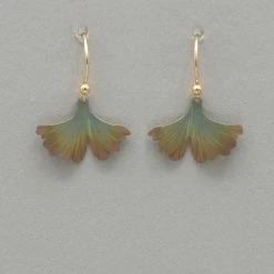 Holly Yashi Petite Ginkgo Earrings