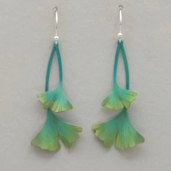 Holly Yashi Ginkgo Drop Earrings
