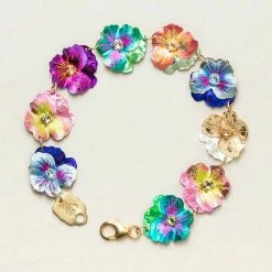 Holly Yashi Garden Pansy Bracelet Bracelets