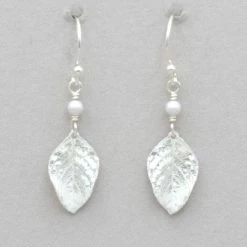 Holly Yashi Healing Leaf Earrings