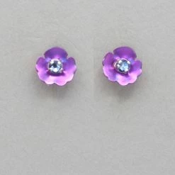Holly Yashi Viola Post Earrings