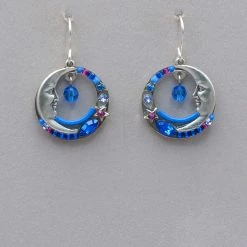 Firefly Celestial Moon Earrings