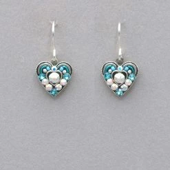 Firefly Small Crystal Heart Earrings 8 Firefly Small Crystal Heart Earrings