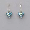 Firefly Crystal Heart Earrings