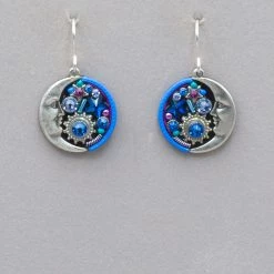 Firefly Midnight Moon Earrings