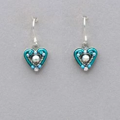 Firefly Heart Within A Heart Earring Earrings
