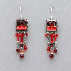 Firefly Milano Long Fringe Earrings