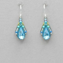 Firefly Camelia Simple Drop Earrings