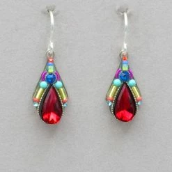 Firefly Camelia Simple Drop Earrings