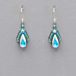 Firefly Camelia Simple Drop Earrings