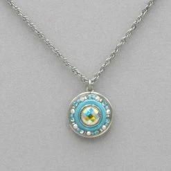 Firefly La Dolce Vita Circle Pendant Necklace Necklaces