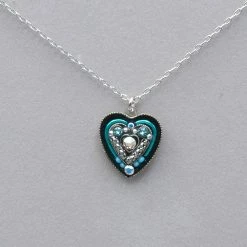 Firefly Heart Within A Heart Pendant Necklace Necklaces
