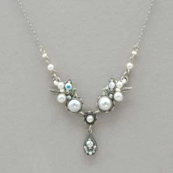 Firefly Flora V Petite Necklace With Drop Necklaces