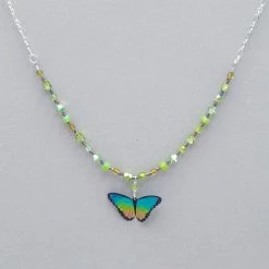 Necklaces Holly Yashi Bella Butterlfy Beaded Necklace