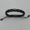 Italgem Steel Bracelets Italgem Onyx And Black Stainless Steel Bracelet
