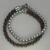 Italgem Steel Italgem Wood And Stainless Steel Wrap Bracelet Bracelets 2 Italgem Steel Italgem Wood And Stainless Steel Wrap Bracelet Bracelets
