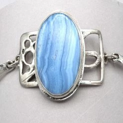Jim Kelly Blue Lace Agate Bracelets