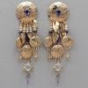 Tabra Vintage Amethyst And 14k Gold Fill Earrings