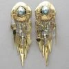 Tabra Vintage 14k Gold Fill Grey Osmeña Pearl Earrings 2 Tabra Vintage 14k Gold Fill Grey Osmeña Pearl Earrings