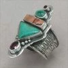 Tabra Turquoise And Jasper Ring