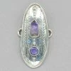 Charms Tabra Amethyst Crystal And Sterling Silver Charm