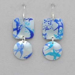 Hazel Atkinson Square And Circle Earrings