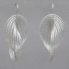 Azur Silver Cascading Ovals Earrings