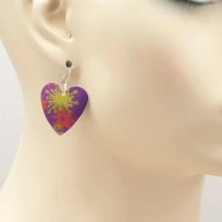 Hazel Atkinson Large Heart Earrings