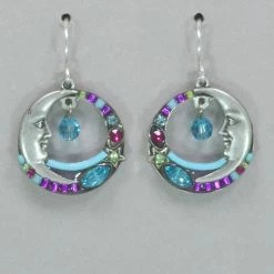 Firefly Celestial Moon Earrings