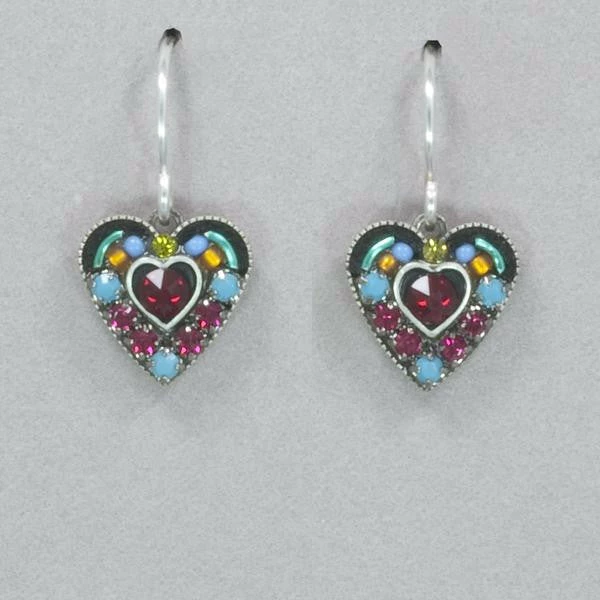 Firefly Small Crystal Heart Earrings 4 Firefly Small Crystal Heart Earrings