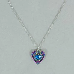 Firefly Crystal Heart Pendant Necklace 8 Firefly Crystal Heart Pendant Necklace