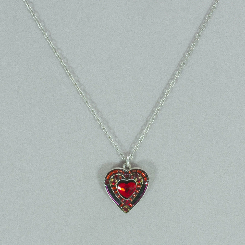 Firefly Crystal Heart Pendant Necklace 4 Firefly Crystal Heart Pendant Necklace