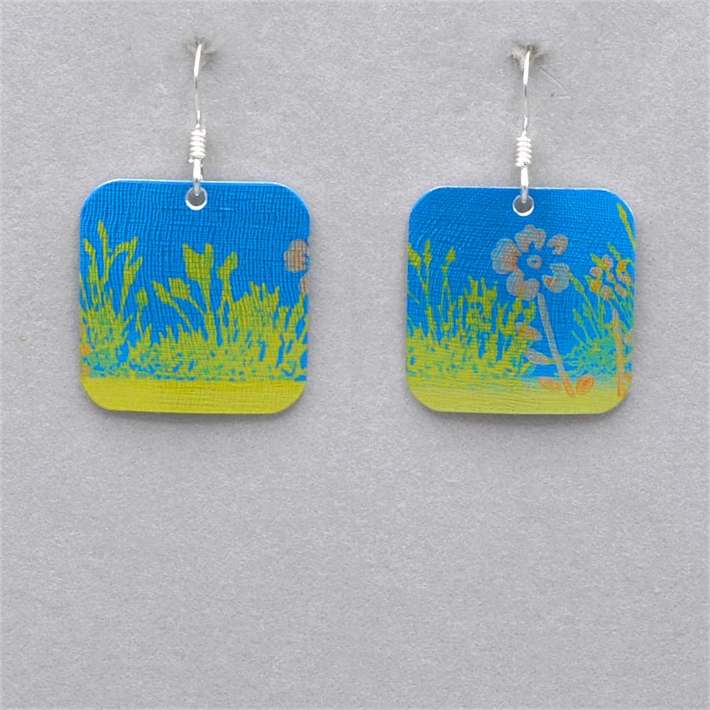 Hazel Atkinson Small Square Earrings 5 Hazel Atkinson Small Square Earrings