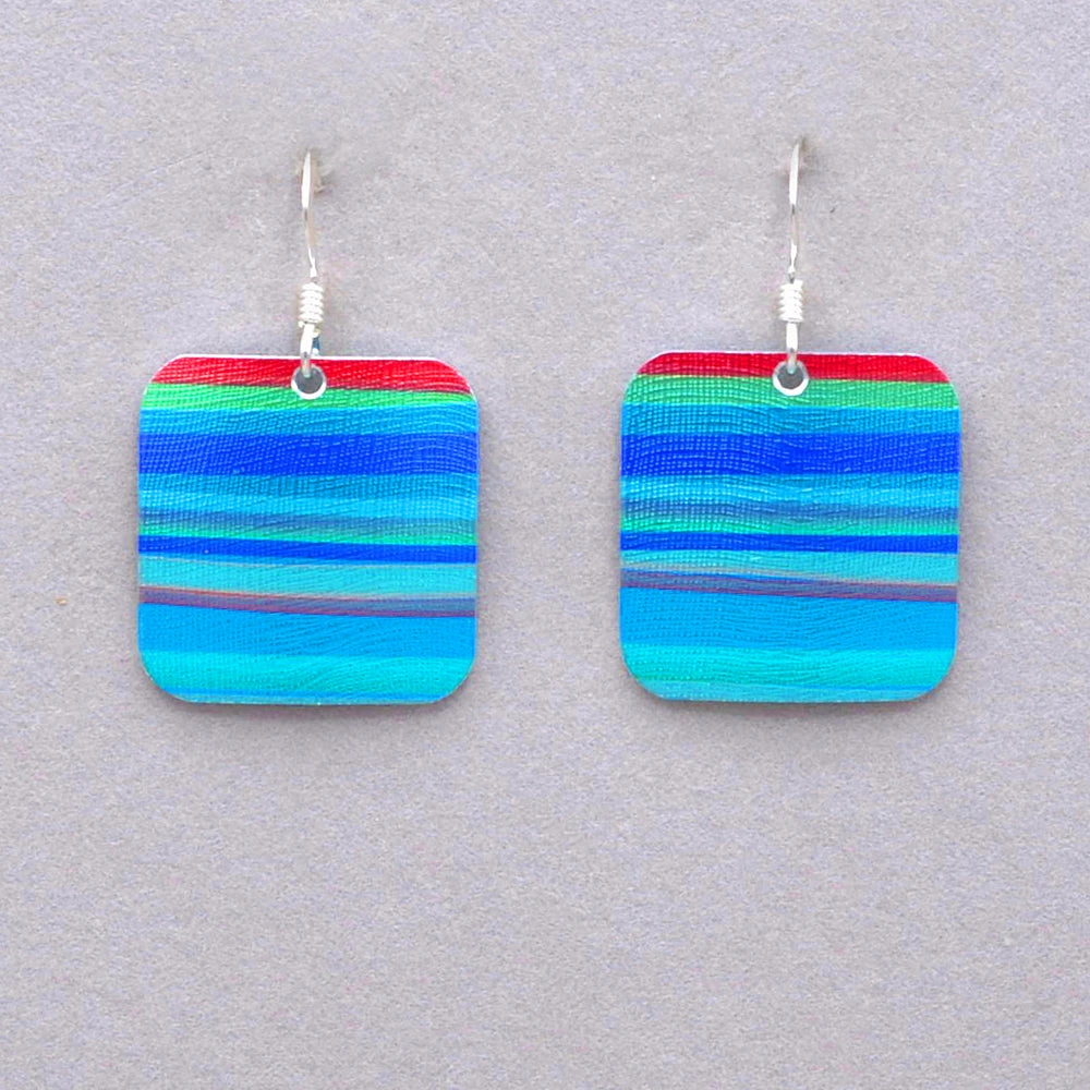 Hazel Atkinson Small Square Earrings 3 Hazel Atkinson Small Square Earrings