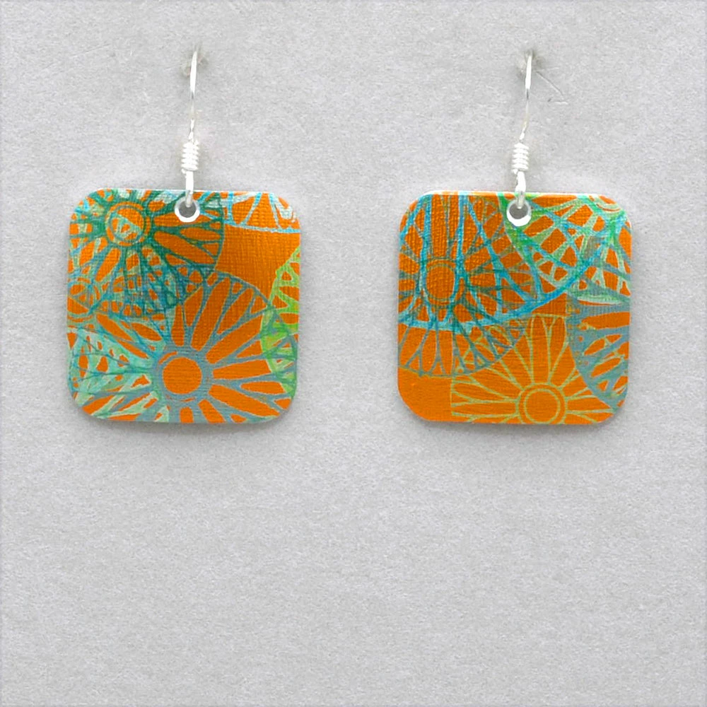 Hazel Atkinson Small Square Earrings 4 Hazel Atkinson Small Square Earrings