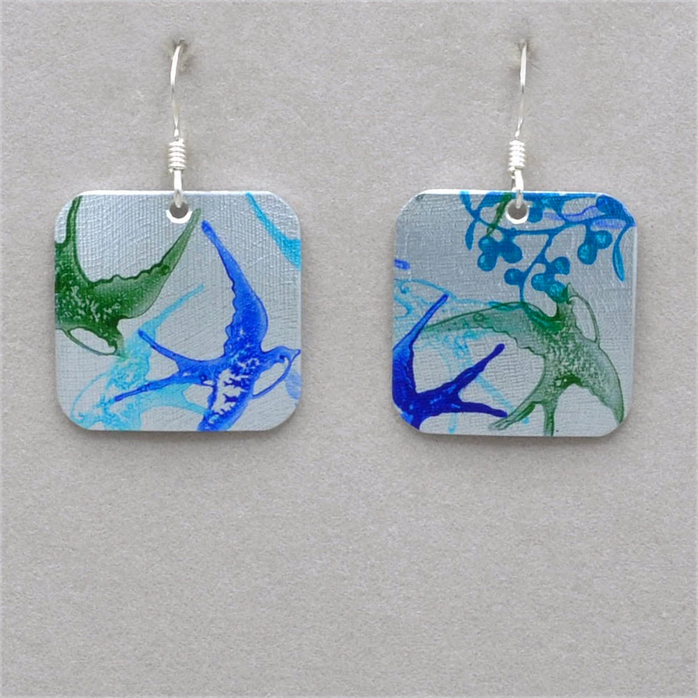 Hazel Atkinson Small Square Earrings 6 Hazel Atkinson Small Square Earrings