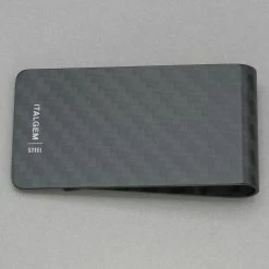 Italgem Steel Italgem Medium Black 3K Carbon Fiber Money Clip