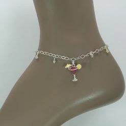 Andrea Rosenblume Cocktail And Crystal Anklet Anklets