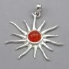 Sammasati Carnelian Sunburst Pendant Pendants 1 Sammasati Carnelian Sunburst Pendant Pendants