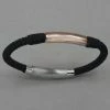 Italgem Steel Bracelets Italgem Rose Stainless Steel Nylon Bracelet