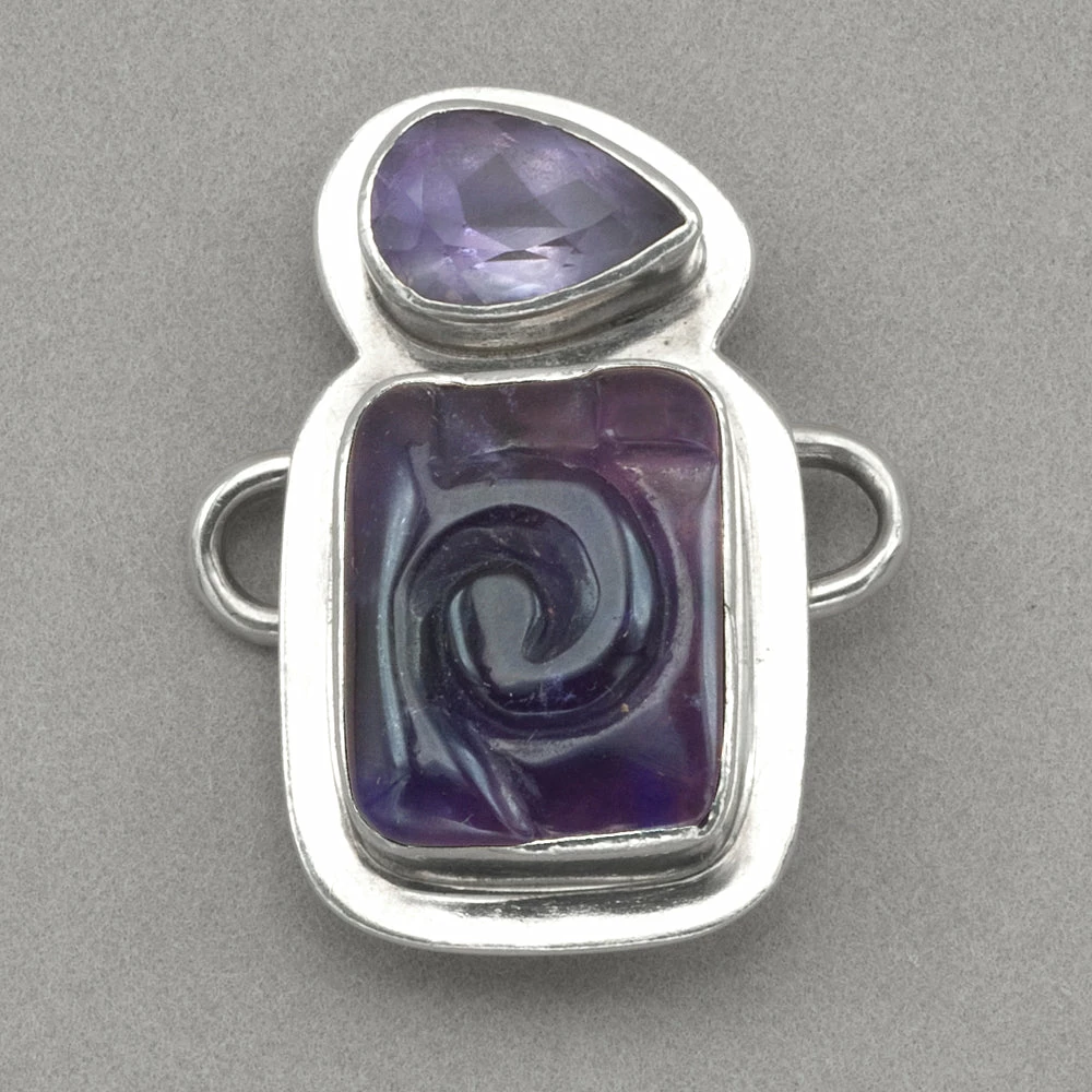 Tabra Double Amethyst Charm 3 Tabra Double Amethyst Charm