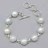 Sammasati Bracelets Sterling Silver And Pearl Bracelet