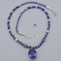 Sammasati Amethyst Necklace
