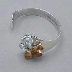Bracelets Lilly Barrack Citrine & CZ Cuff Bracelet