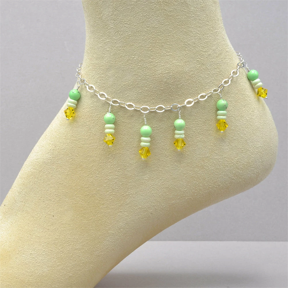 Jim Kelly Chrysoprase Anklet Anklets 4 Jim Kelly Chrysoprase Anklet Anklets