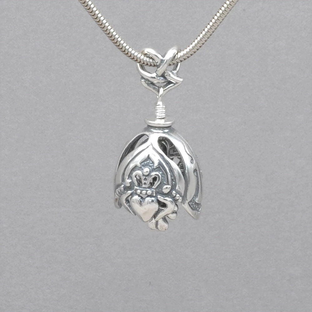 Bell Collection Pendants Claddagh Bell Pendant 3 Bell Collection Pendants Claddagh Bell Pendant