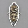 Charms Tabra Bronze Moon And Jaguar Charm 2 Charms Tabra Bronze Moon And Jaguar Charm