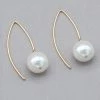 Delisch Baroque Pearl Marquise Wire Earrings